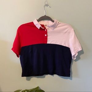 🌸4 for $10🌸 NWOT Garage Crop Top Button-up